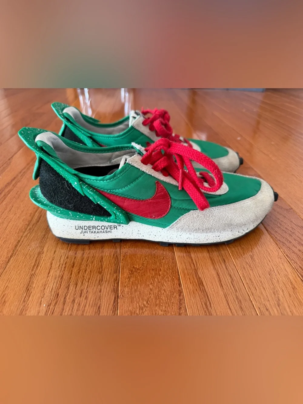 Nike Daybreak Undercover Jun Takahashi Lucky Green Red sneakers W9 / M7.5 - Picture 2 of 4
